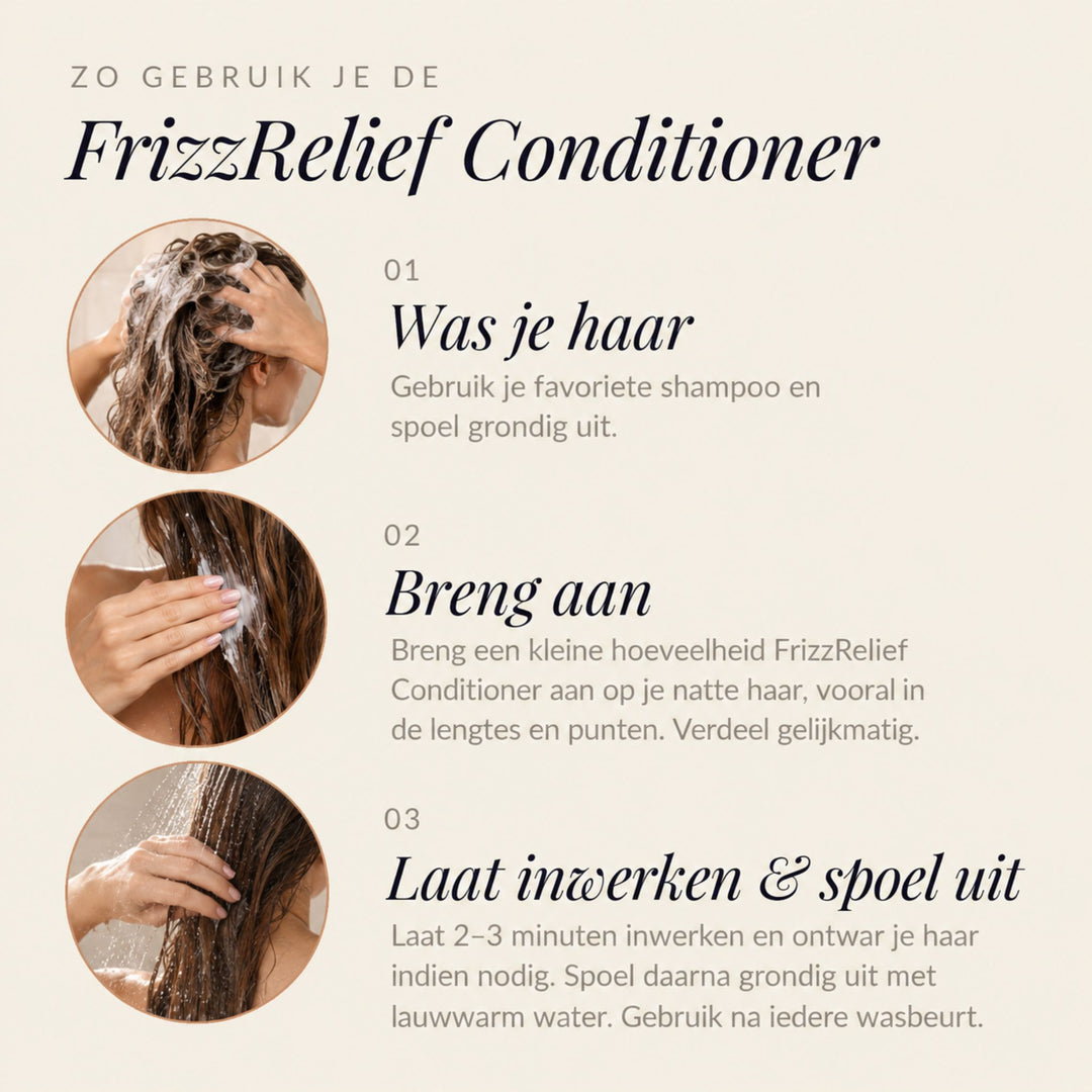 FrizzRelief Conditioner | ZACHTER HAAR ZONDER KLITTEN