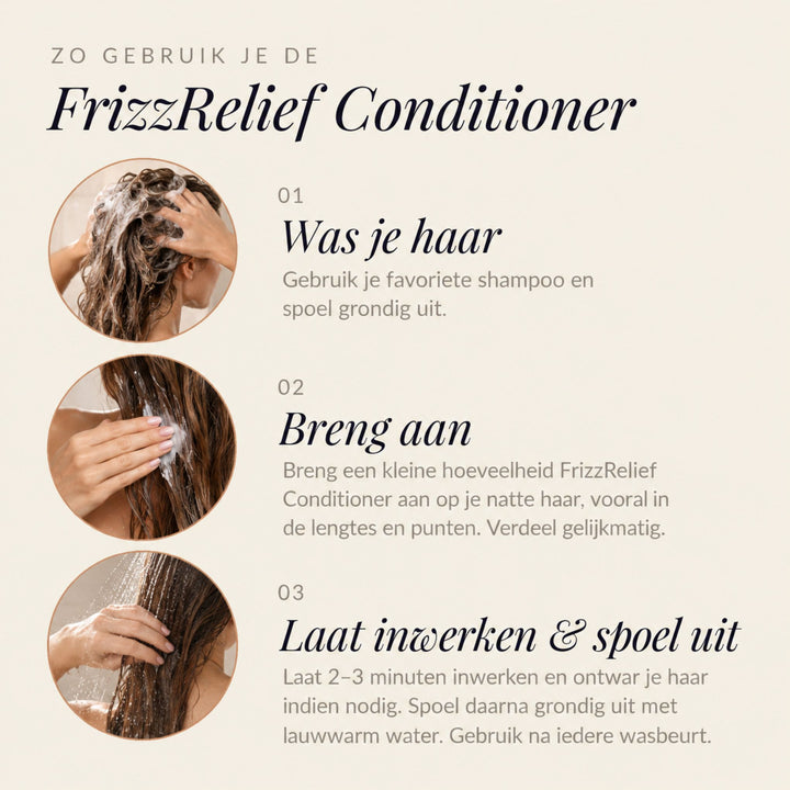 FrizzRelief Conditioner | ZACHTER HAAR ZONDER KLITTEN