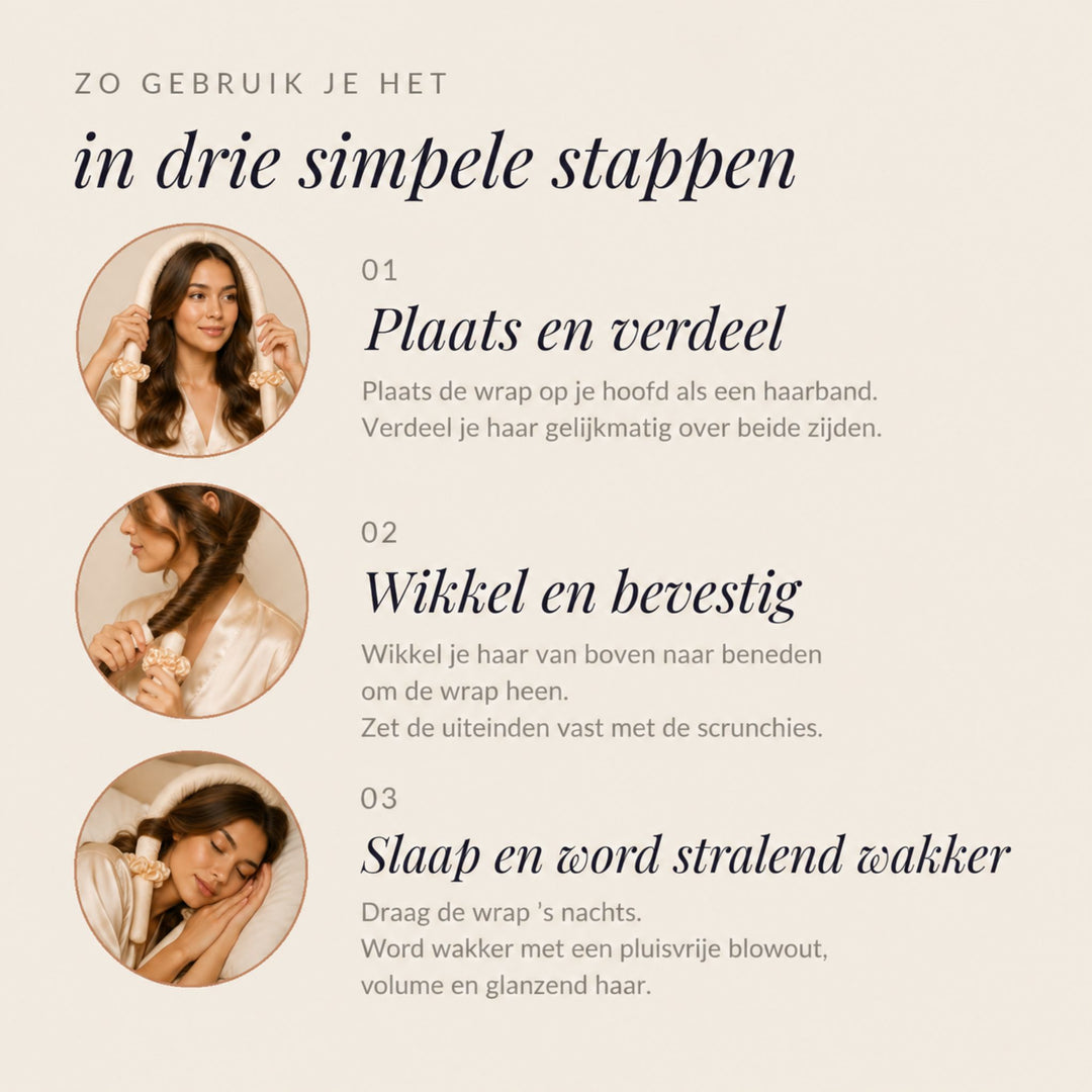 BLOWOUT HAIR WRAP | VOLUME & GLANS BIJ HET WAKKER WORDEN