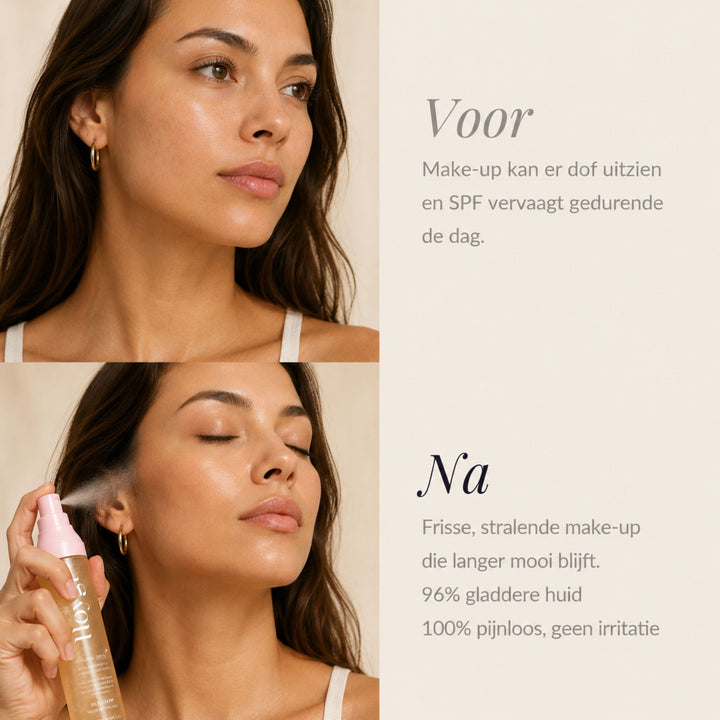 GlowShield Mist | SPF50 BESCHERMING & MAKE-UP FIXATIE