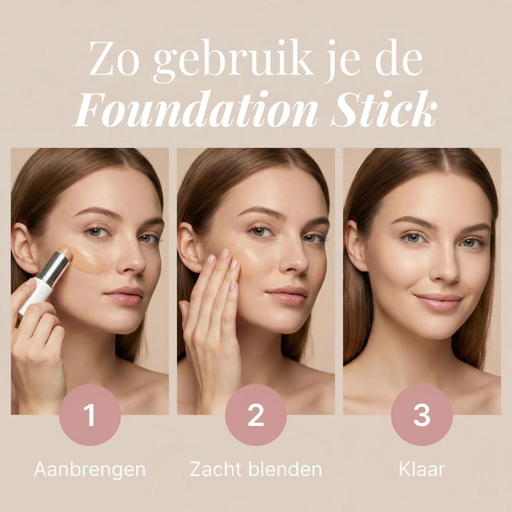 FOUNDATION STICK | PAST ZICH AAN JE HUIDSKLEUR AAN
