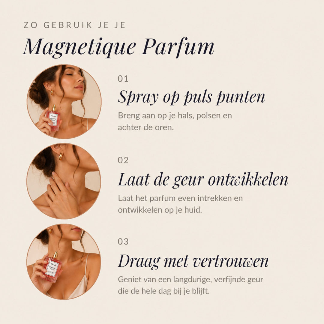 MAGNETIQUE PARFUM | LAAT EEN ONVERGETELIJKE INDRUK ACHTER