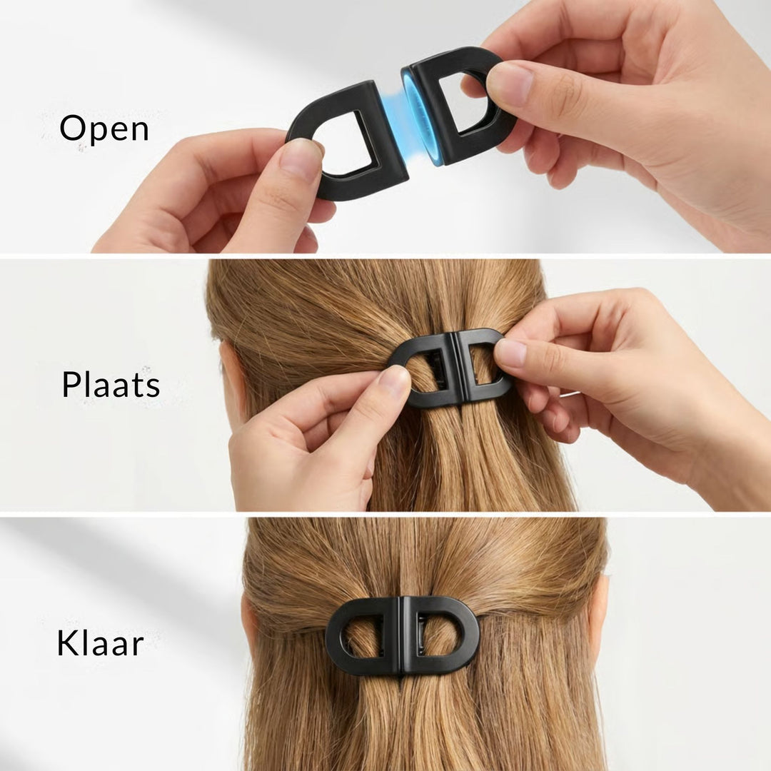 COMFORVA | HAARCLIPS OHNE DRUCKPUNKTE