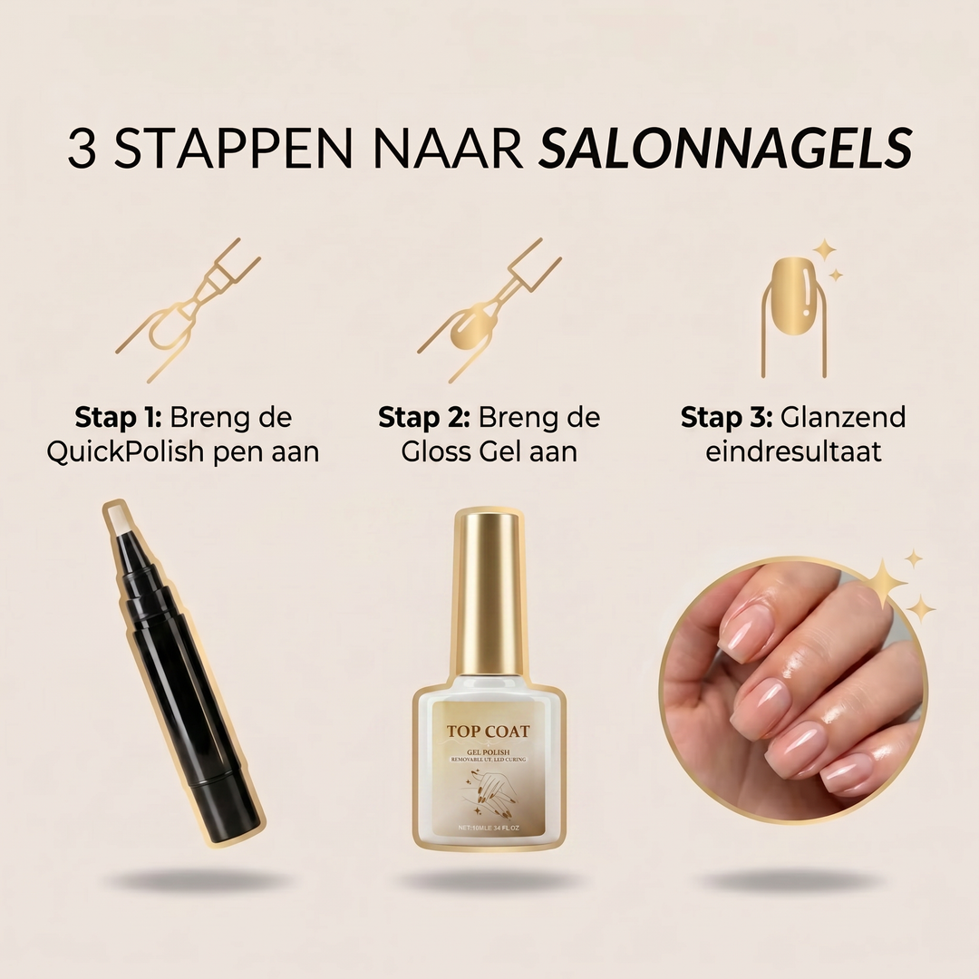 QUICKPOLISH NAILS TOP & BASE COAT